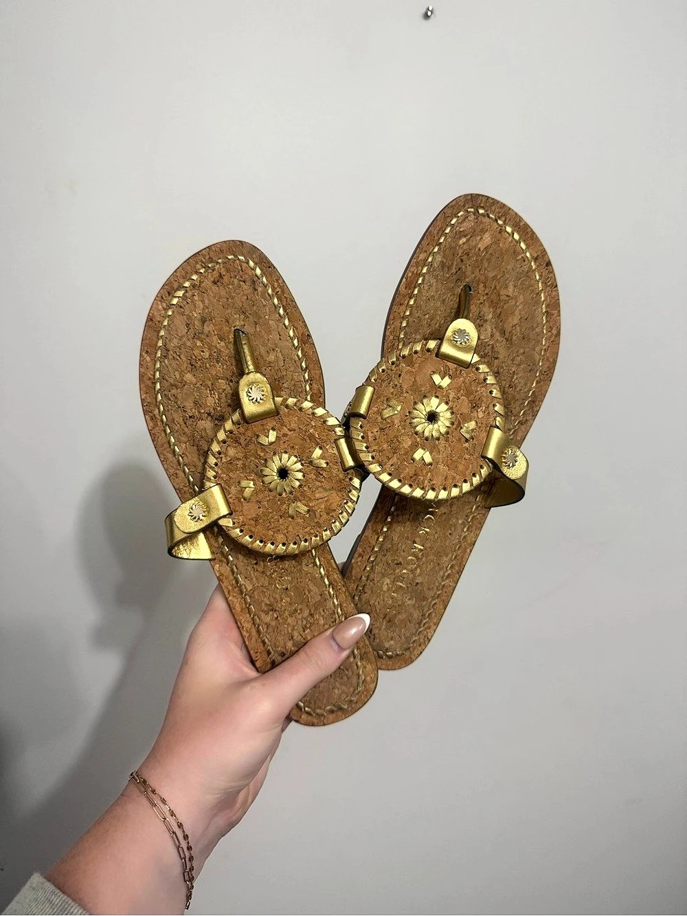 Jack Rogers Original Jacks Flat Sandal Brown US 9